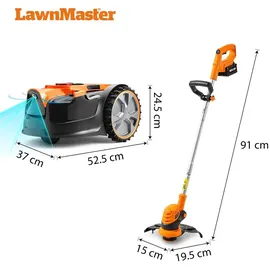 LAWNMASTER OcuMow VBRM16 Kombi Set 300 m2