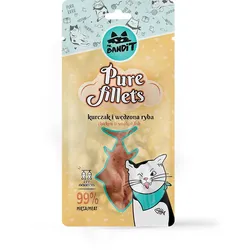 Mr Bandit Pure Fillets  Huhn und geräucherter Fisch 30g