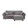 ed exciting design Ecksofa beidseitig montierbar Angelina klein ¦ braun ¦ Maße (cm): B: 255 H: 92 T: 185.0