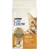 Purina CAT CHOW | Erwachsene | Trockenfutter für Katzen | NaturiumTM | Ente | 10 kg | Beutel