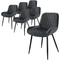 ML-Design 6er Set Esszimmerstühle Vierfußstühle