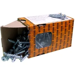 7,5x35 mm Betonschrauben Pan Head Vollgewinde, verzinkt, 100 Stück/Pack