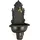 Relaxdays Wandbrunnen XL Antik Braun, Gold