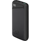 goobay 53939 Powerbank Lipo 20000 mAh, Schwarz Statusanzeige -