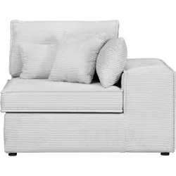Sofaelement RAUM.ID "Enid", beige (creme), B:128cm H:75cm, 100% Polyester, Polsterelemente, als Teil eines Modulsofas, fester Sitzkomfort