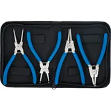 BGS 450 | Sprengringzangen-Satz | 4-tlg. | 150 mm | Seegering-Zangen | gebogen | gerade | rutschhemmend | inkl. Tasche