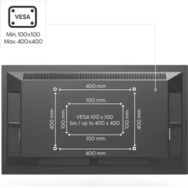 Hama 00220868 TV-Wandhalterung 81,3cm (32) - 165,1 cm (65) VESA 400x400 Black