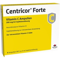 Wörwag Pharma GmbH & Co. KG Centricor Forte Vitamin C Ampullen 200 mg/ml Inj.