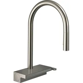 Hansgrohe Aquno Select M81 Einhebelmischer Edelstahl