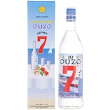 12 Ouzo 7 mit Geschenkverpackung Obstbrände (1 x 1 l)