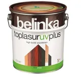 Belinka Toplasur UV Plus - Holzlasur Außen - 2,5 Liter - UV-Schutz - Wetterfest - Für Holz im Außenbereich - Farbe: Graphitgrau (Teak, 0,75l)