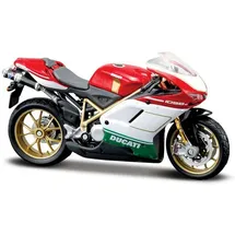 MAISTO 39300 - Modellmotorrad Ducati 1098 Tricolore rot/weiß/grün 1:18