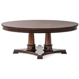 JVmoebel Ovaler Couchtisch Braun Holz 80 x 55 cm