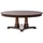 JVmoebel Ovaler Couchtisch Braun Holz 80 x 55 cm