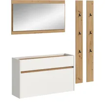 Möbel Boss Drive Garderobenkombination 192x32x172 cm weiß