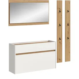Möbel Boss Drive Garderobenkombination 192x32x172 cm weiß