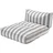 BLOMUS Stay Outdoor Bett Daybed inkl. gratis Schutzhülle - Reinigungsmittel (Set) 120 x 190 cm lily white/