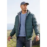 John Devin Steppjacke Outdoorjacke mit Strickbündchen grün XXXL (64/66)