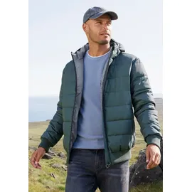John Devin Steppjacke Outdoorjacke mit Strickbündchen grün XXXL (64/66)