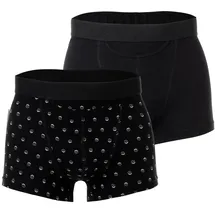 HOM Boxershort 2er Pack in Schwarz | Gr.: L
