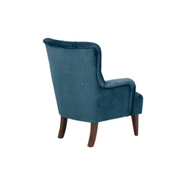 Max Winzer Sessel Brandon Samt 71 x 97 x 0 cm Blau
