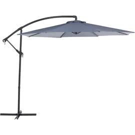 Beliani Ravenna Ø 300 cm Dunkelgrau