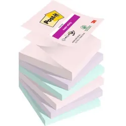 POST-IT Haftnotizblock Z-Notes Soul 6x90BL R330-6SS-SOUL 76x76mm