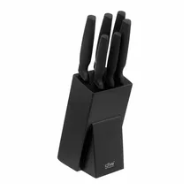 5five simply smart Messerblock mit Messern, 6-teiliges Set