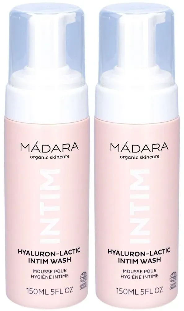 Madara Intim Hyaluron-Lactic Intim Wash 2x150 ml Schuim