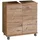 Schildmeyer Waschbeckenunterschrank Isola 60 x 63,5 x 32,5 cm Braun/Silber