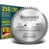 Bayerwald Werkzeuge - HM Kreissägeblatt - 216 x 2.8/1.8