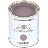 bianco Shabby® Prugna (Pflaume) - (1 Liter) Chalk Paint Kreidefarbe auf Wasserbasis für alle Oberflächen – geruchsneutral, einfach zu verarbeiten, extra matt