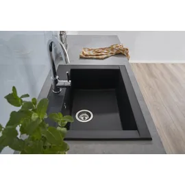 Respekta Ohio 66 x 50 cm schwarz + Handbetätigung