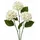 Decoris Kunstblumen Hortensie mit Stiel 66cm künstliche Seidenblumen Dekoblumen Blumendeko Weiß