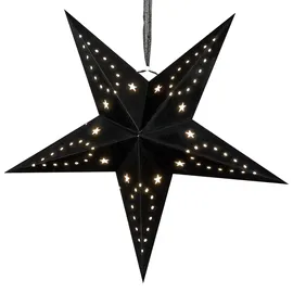 Beliani MOTTI Stern 45 cm Schwarz