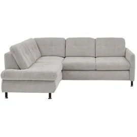 Lounge Collection Eckcouch Mikrofaser 2-Sitzer Grau