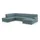 Home Affaire Wohnlandschaft HOME AFFAIRE "Balme, moderne Formensprache, zeitloses Design, U-Form", blau (petrol), B:297cm H:75cm T:195cm, 95% Polyester, 5% Nylon, Sofas, Wohnlandschaft, Inkl. Zierkissen, wahlweise mit Bettfunktion