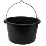 5 Stück Friesenthal Mörtelkübel, in 40L mit Henkel, Baukübel, Made in Germany - Blauer Engel