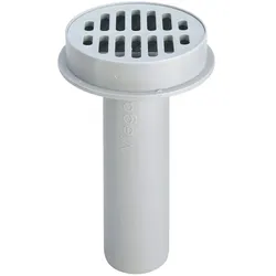Viega Balkon-/Terrassenablauf Advantix 4942.5 in 50mm Kunststoff grau 125158