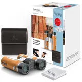 goview ZOOMR 8x26 Sunset orange Special Edition Fernglas mit Peter Hadley Tuch