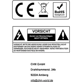 CHM GmbH Brunnenpumpe 2,5 Zoll 550 Watt 8,2 Bar 2700 L/h sandresistent
