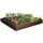 Jung Hochbeet quadratisch 115 x 115 x 14 cm Braun