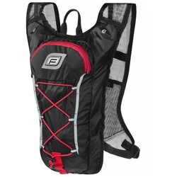 FORCE Fahrradrucksack Rucksack FORCE PILOT 10 L schwarz-rot