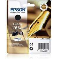 Epson 16XL schwarz + Alarm