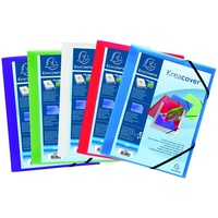 Exacompta 55189E 5er Pack Premium Einschlagmappe KreaCover. Aus Kunststoff