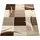 Paco Home Designer Teppich mit Konturenschnitt Karo Muster Braun Beige, Grösse:300x400 cm