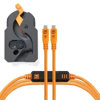 Tether Tools LeverLock&Cable Kit Optima 10G gerade orange 4,6m