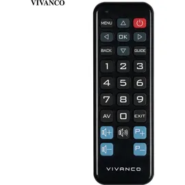 Vivanco RR Z 130 LG Fernbedienung Schwarz