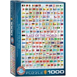 Eurographics 6000-0128 - Flaggen der Welt , Puzzle, 1.000 Teile