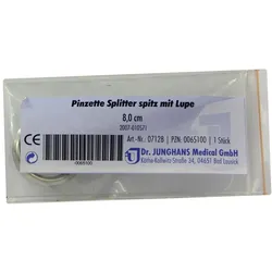 Pinzette Splitter Spitz mit Lupe 8 cm 1 St